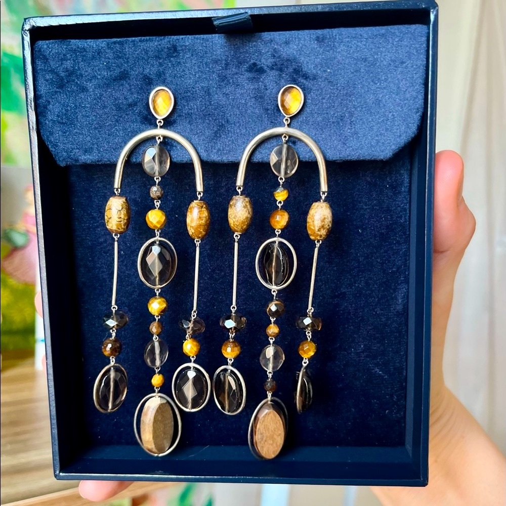 NWT RALPH LAUREN CHANDELIER EARRINGS